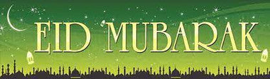 Jumbo Banner Eid Mubarak (Green)