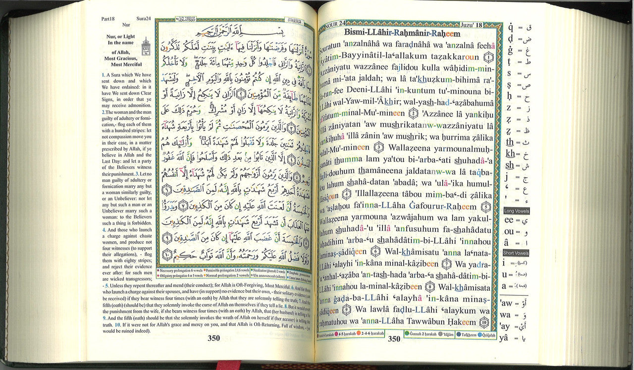 Tajweed Quran with Meaning Translation in English (Pocketsize)