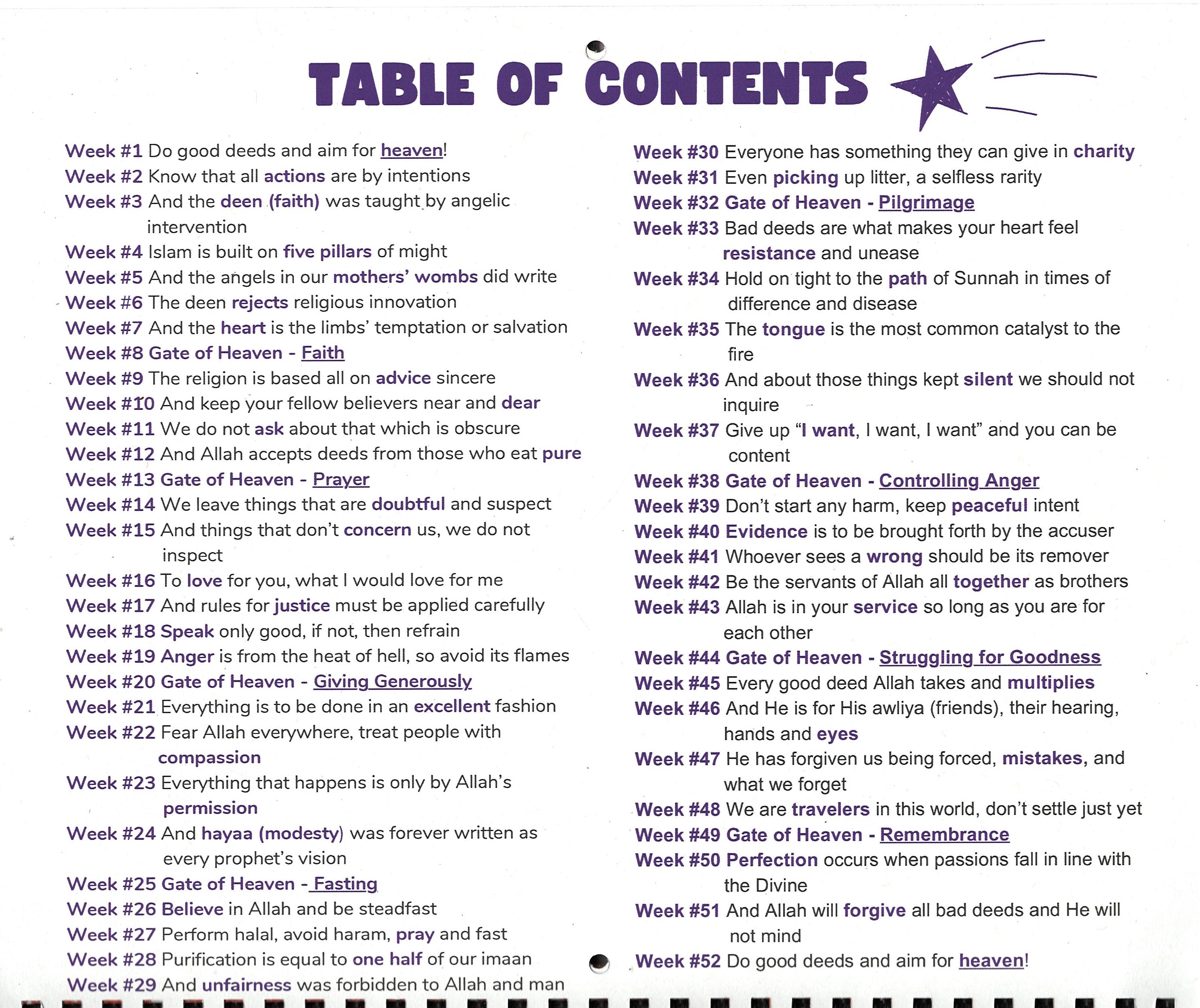 I Love Good Deeds!: Weekly Hadith Calendar: Rhyming Lessons on Character & Good Manners for the Whole Family