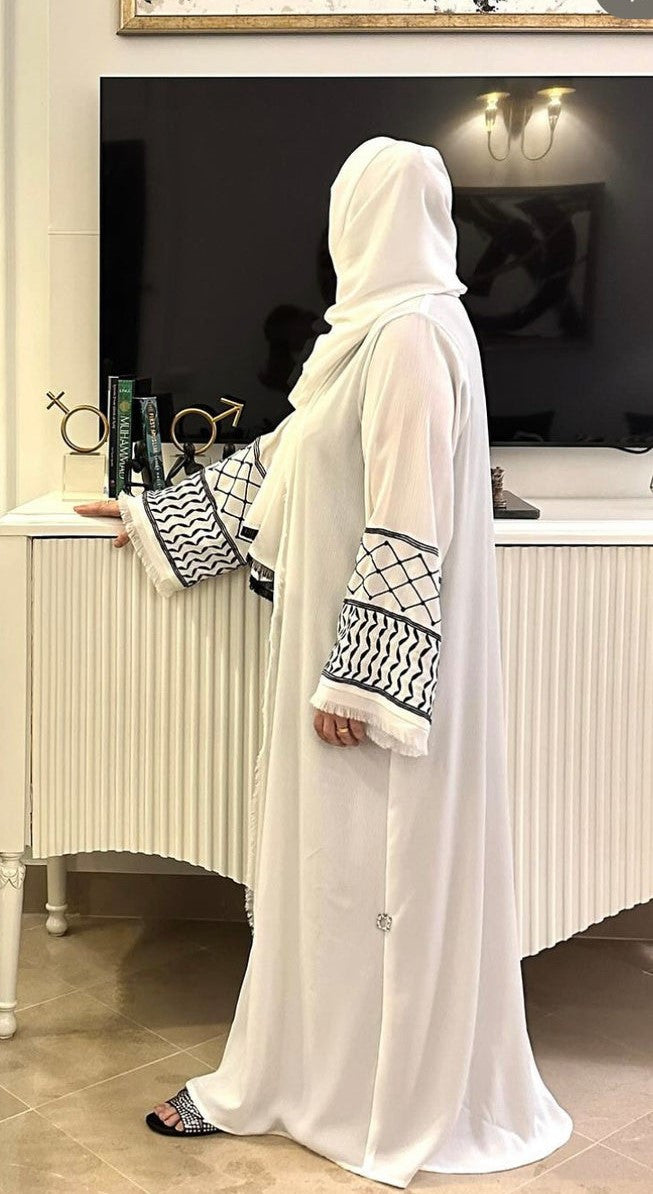 Palestinian Keffiyeh style Abaya for Women