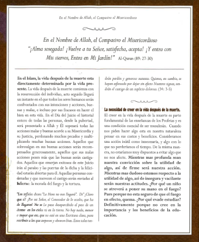 Why Islam: La Vida despues de la Muerte