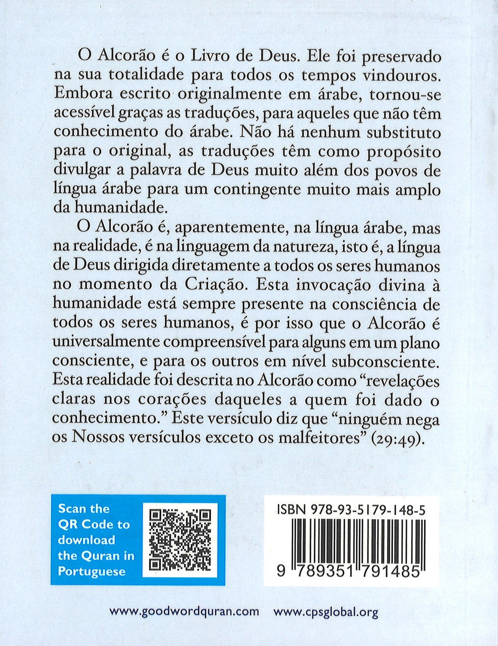 Al-Qur'an Portuguese Translation - ALCORÃO SAGRADO