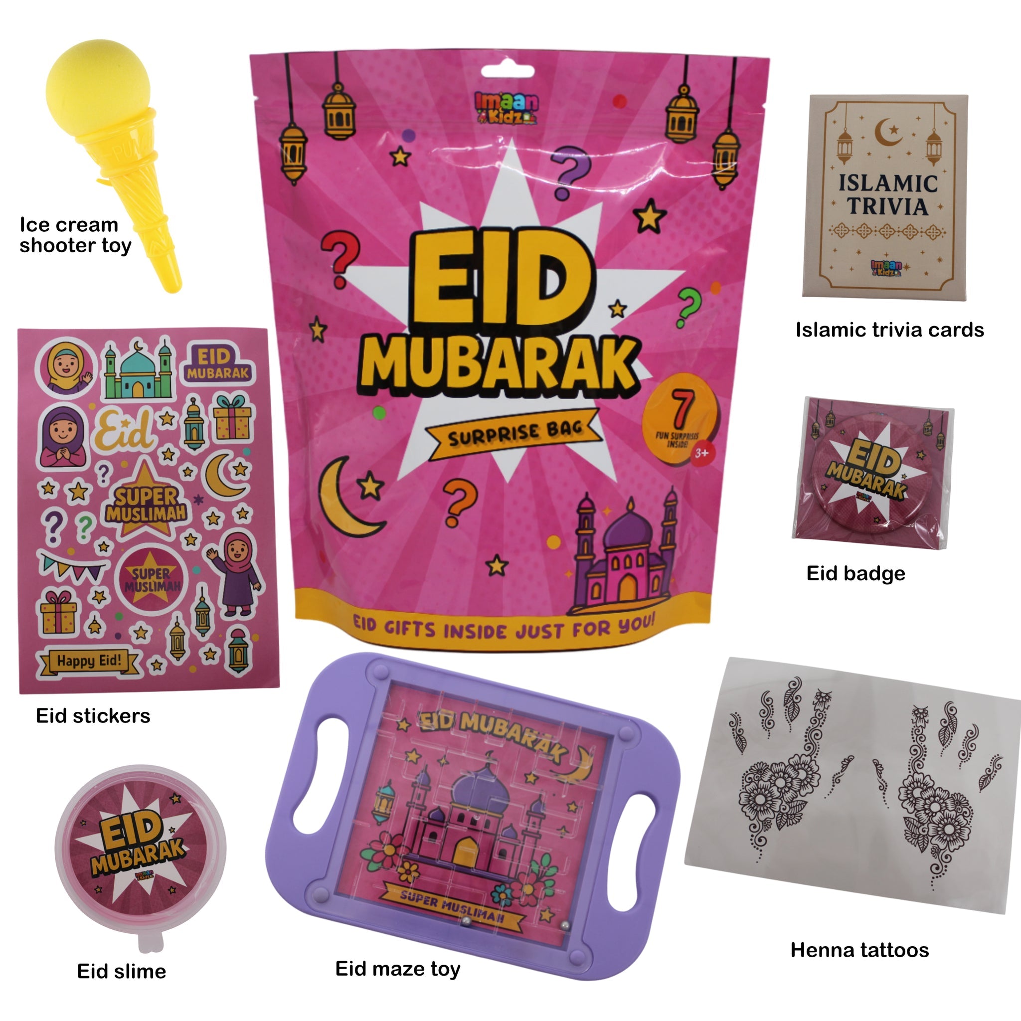 Eid Mubarak Surprise Bag - Pink