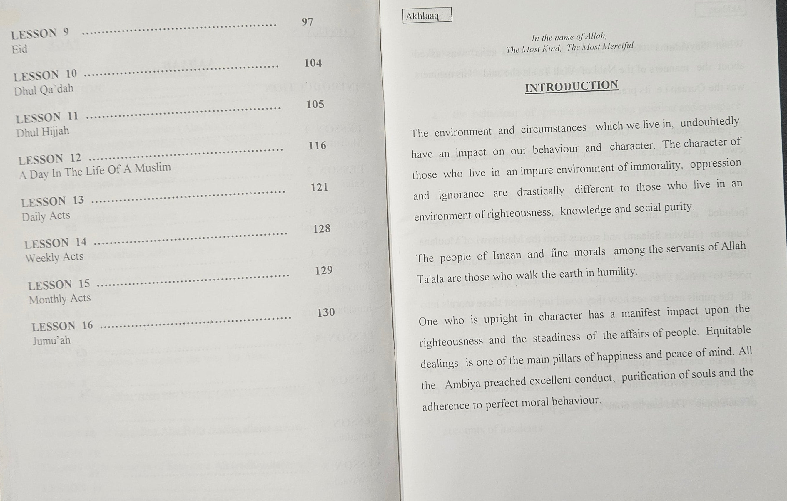 Tas-heelul Akhlaq Wal Aadab. . Akhlaq and Adab Made Easy. Booklet.