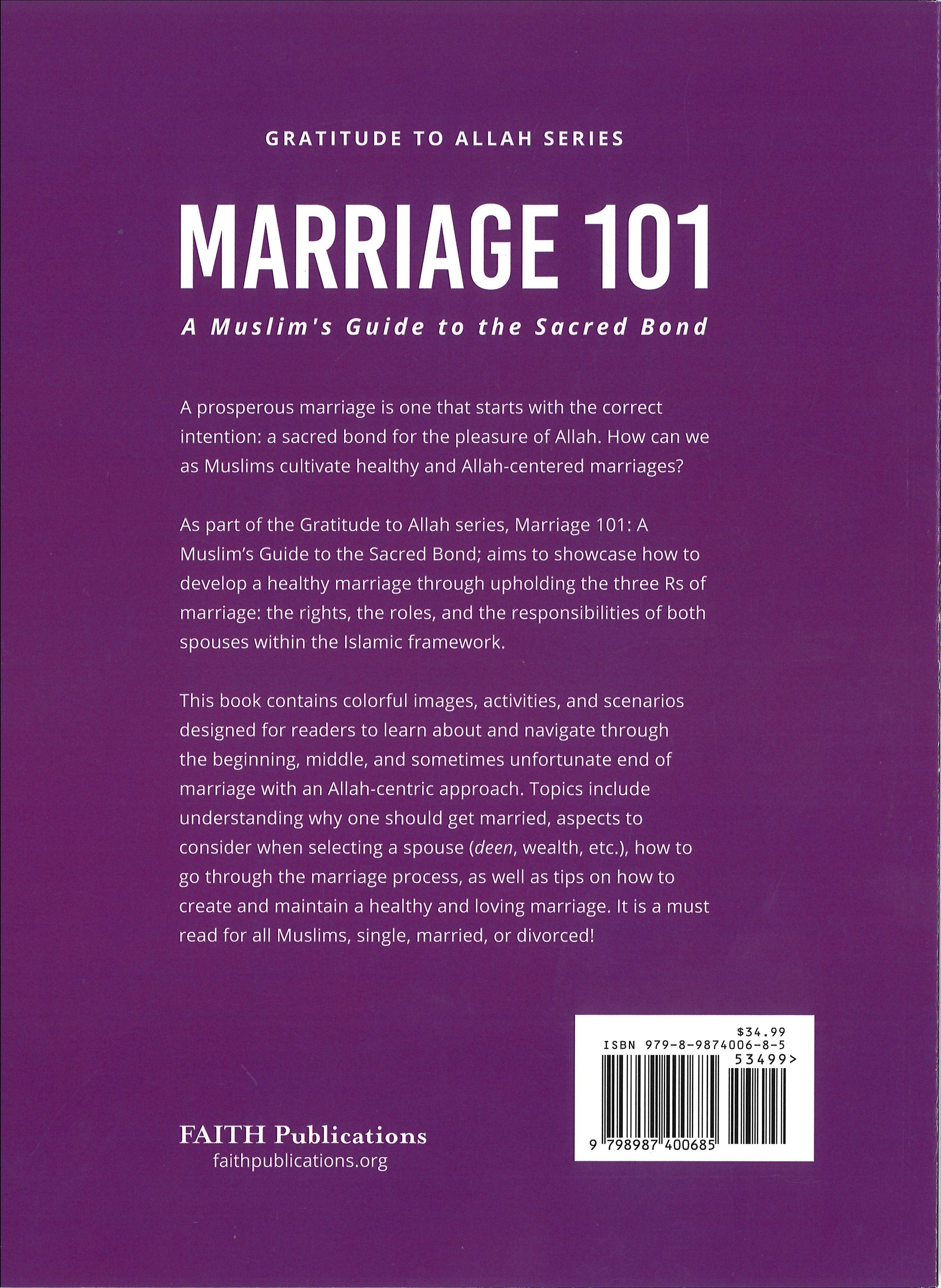 Marriage 101 - A Muslim's Guide to the Sacred Bond