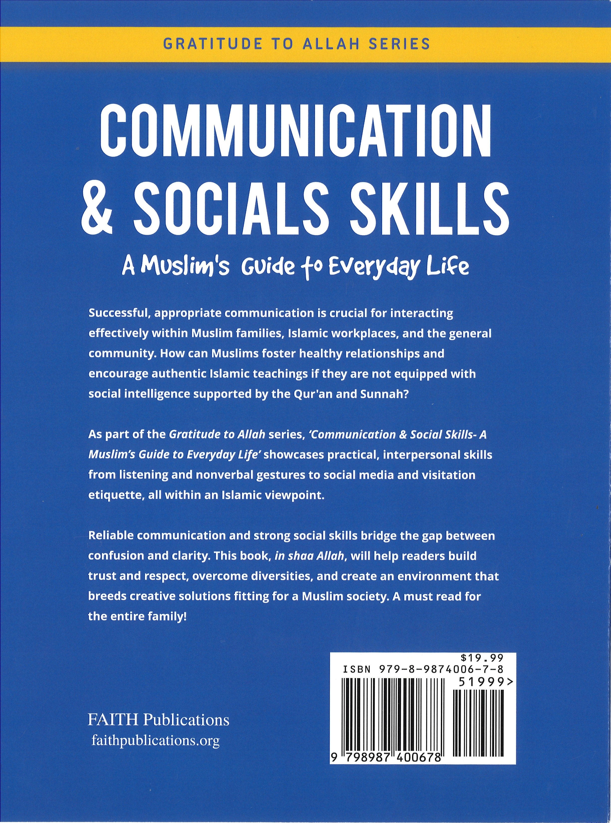 Communication & Social Skills - A Muslim's Guide for Everyday Life