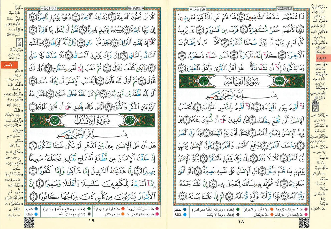 Juz Tabarak (29) with Tajweed (6.5 x 9.5)