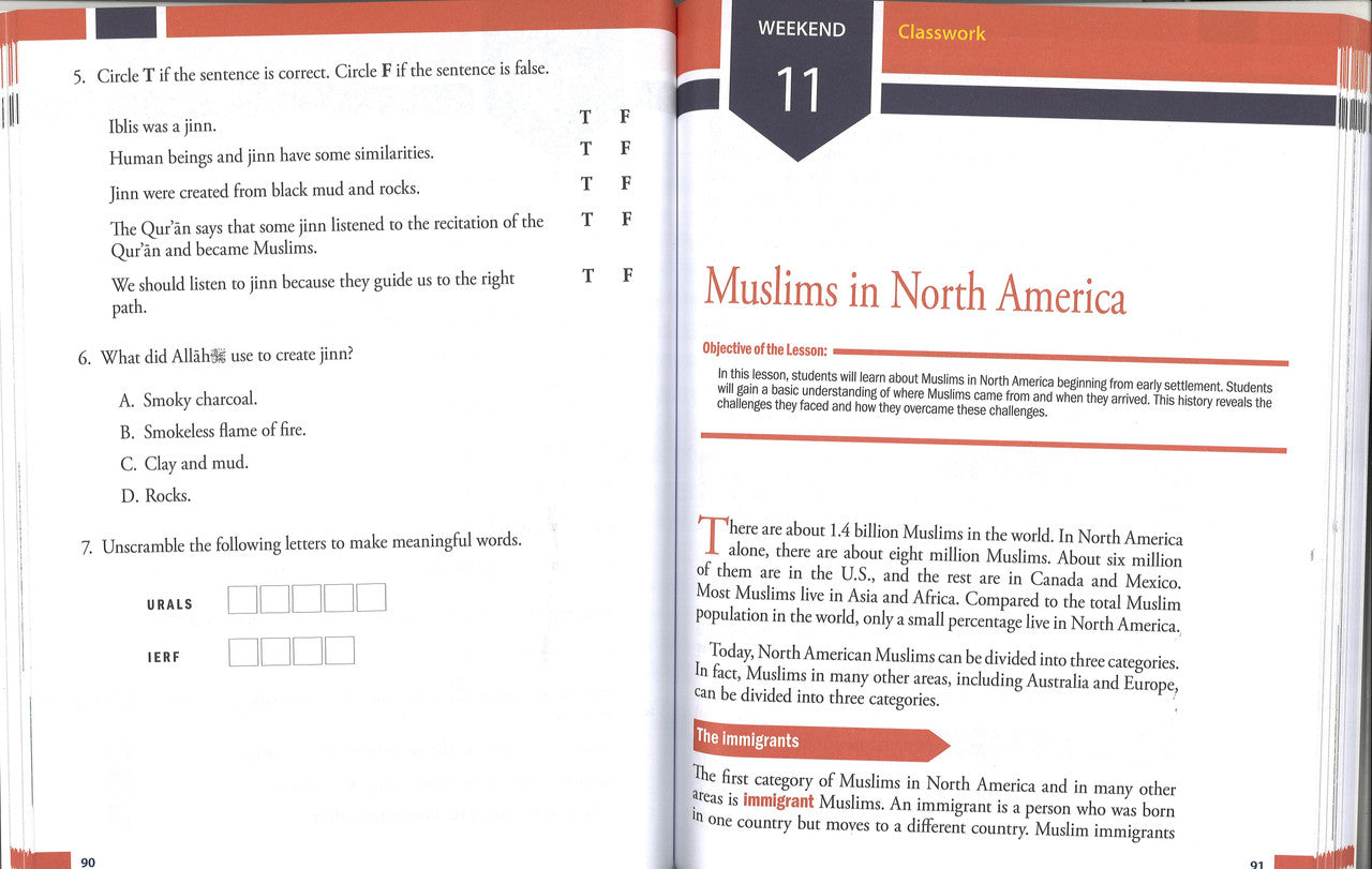 Islamic Studies Student Workbook: Level 3