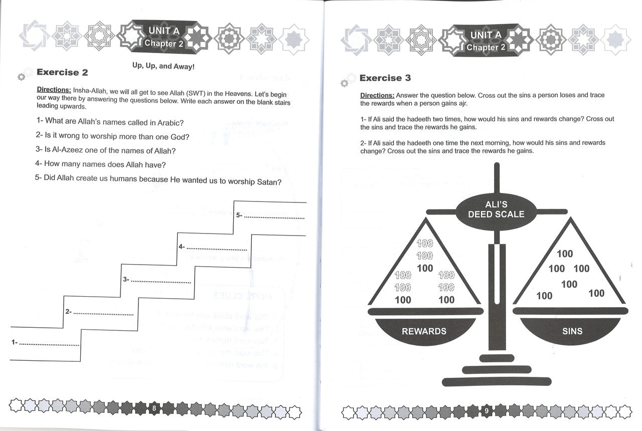 I love Islam Level 3 Worksheets