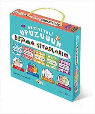 Aktiviteli Upuzuuun Boyama Kitabim Seti (Coloring Book Set)