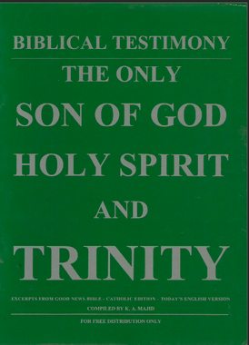 Biblical Testimony - The Only Son of God, Holy Spirit and Trinity (E-Book)