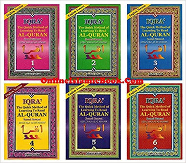 Iqra' The Quick Method of Learning Al-Quran (set of 6 books)