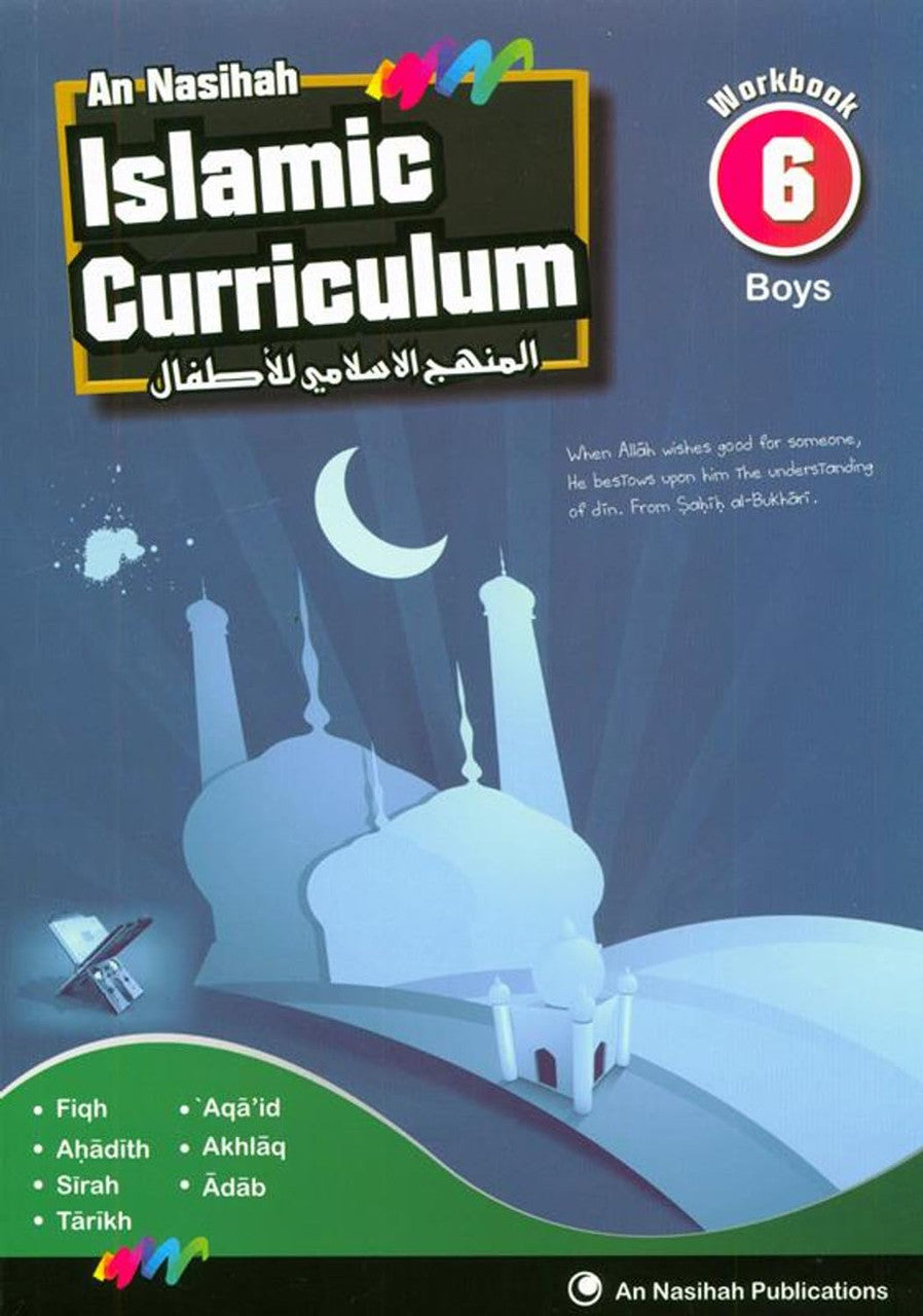 An Nasihah Grade 6 Workbook for Boys