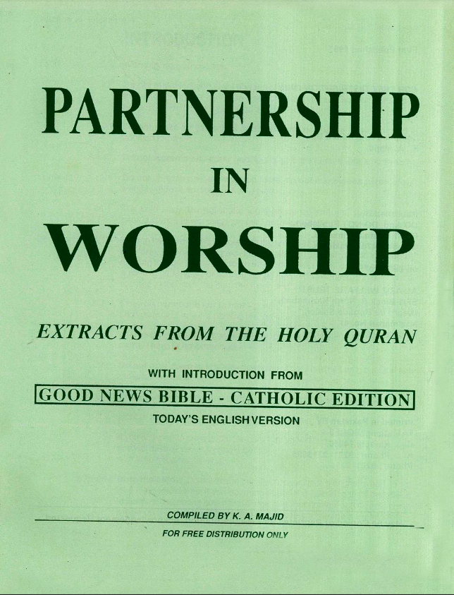 Partnership In Worship (E-Book)