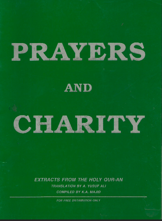 Prayers and Charity (E-Book)