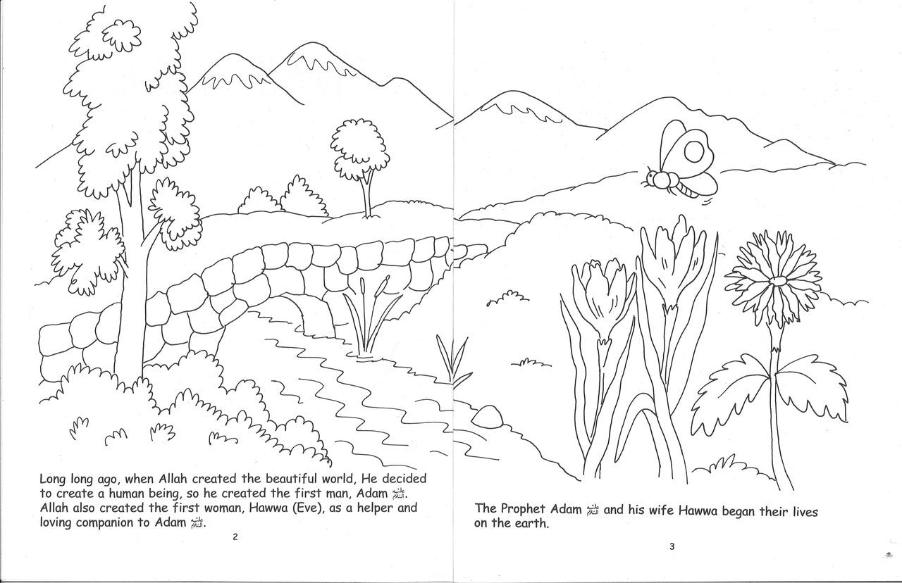 The Two Sons of Adam Coloring Book