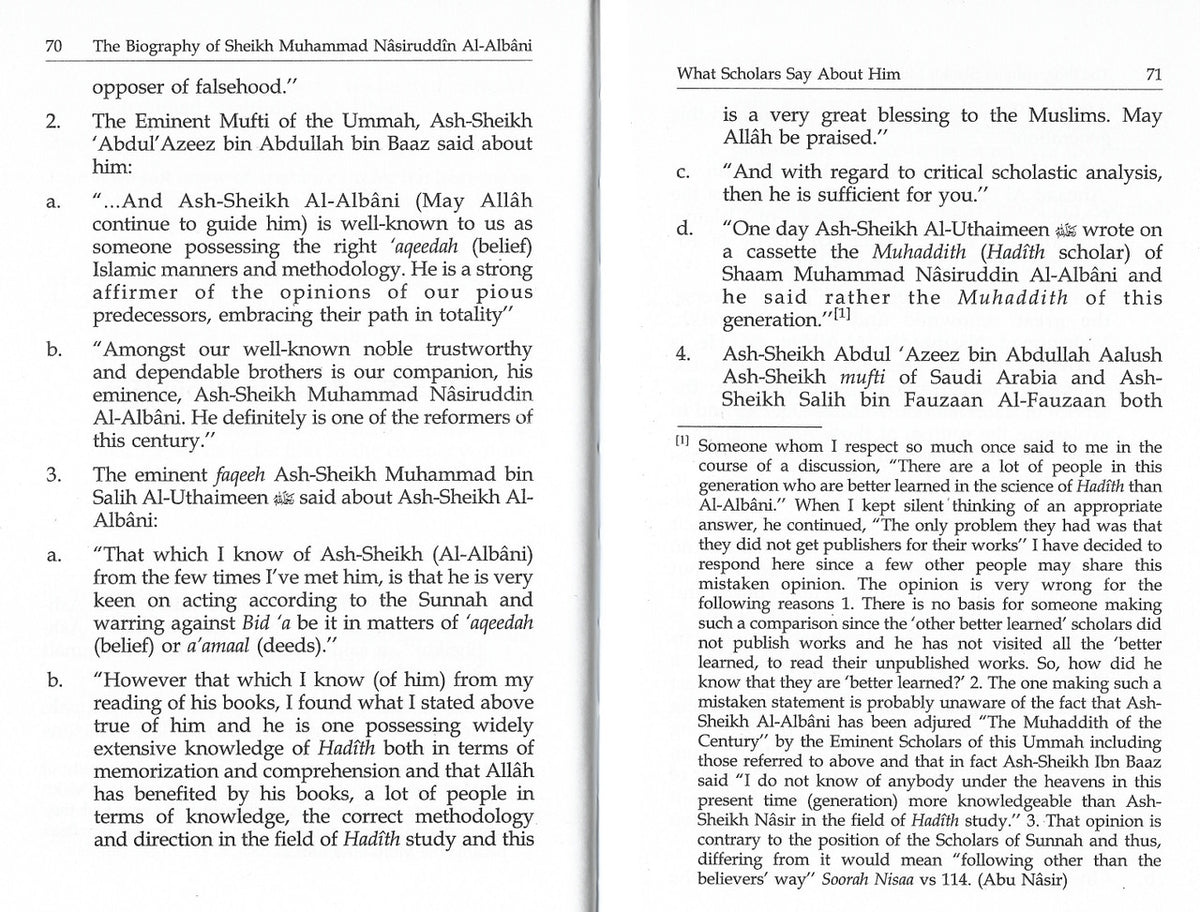 The Biography of Great: Sheikh Muhammad Nasiruddin Al- Albani