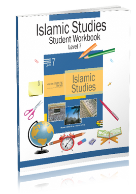 The Level 7 Islamic Studies Workbook is designed to complement the textbook for this level. The workbook has large number of test questions to cover each lesson in a comprehensive manner.