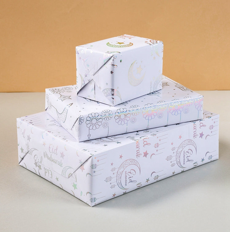 Eid/Ramadan Decoration Gift Wrapping Paper (6 pack sheet)