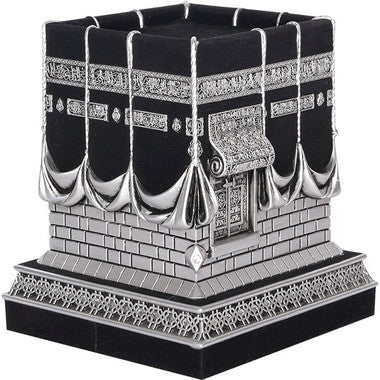 Islamic Table Decor - Kaaba Black & Silver (Small)