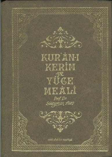 Kur"ani Kerim , Quran with turkish translation