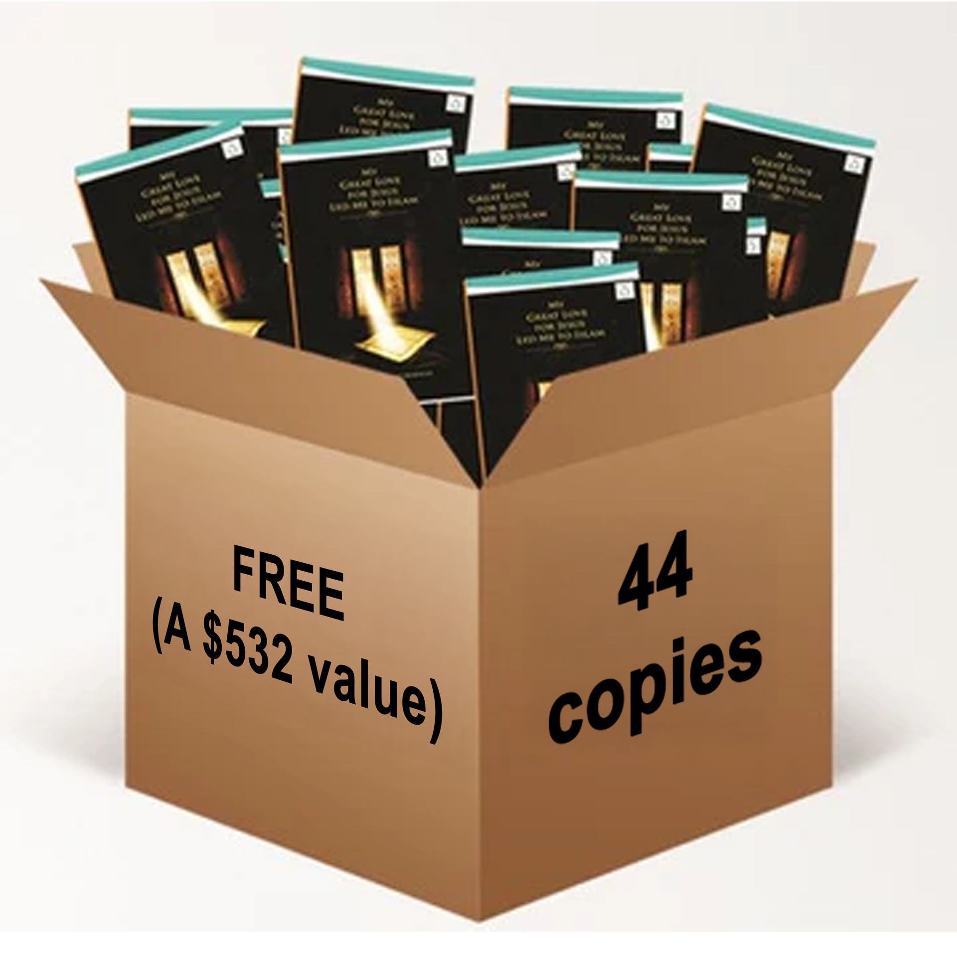 My Great Love For Jesus Led Me To Islam | 44 Copies Bulk