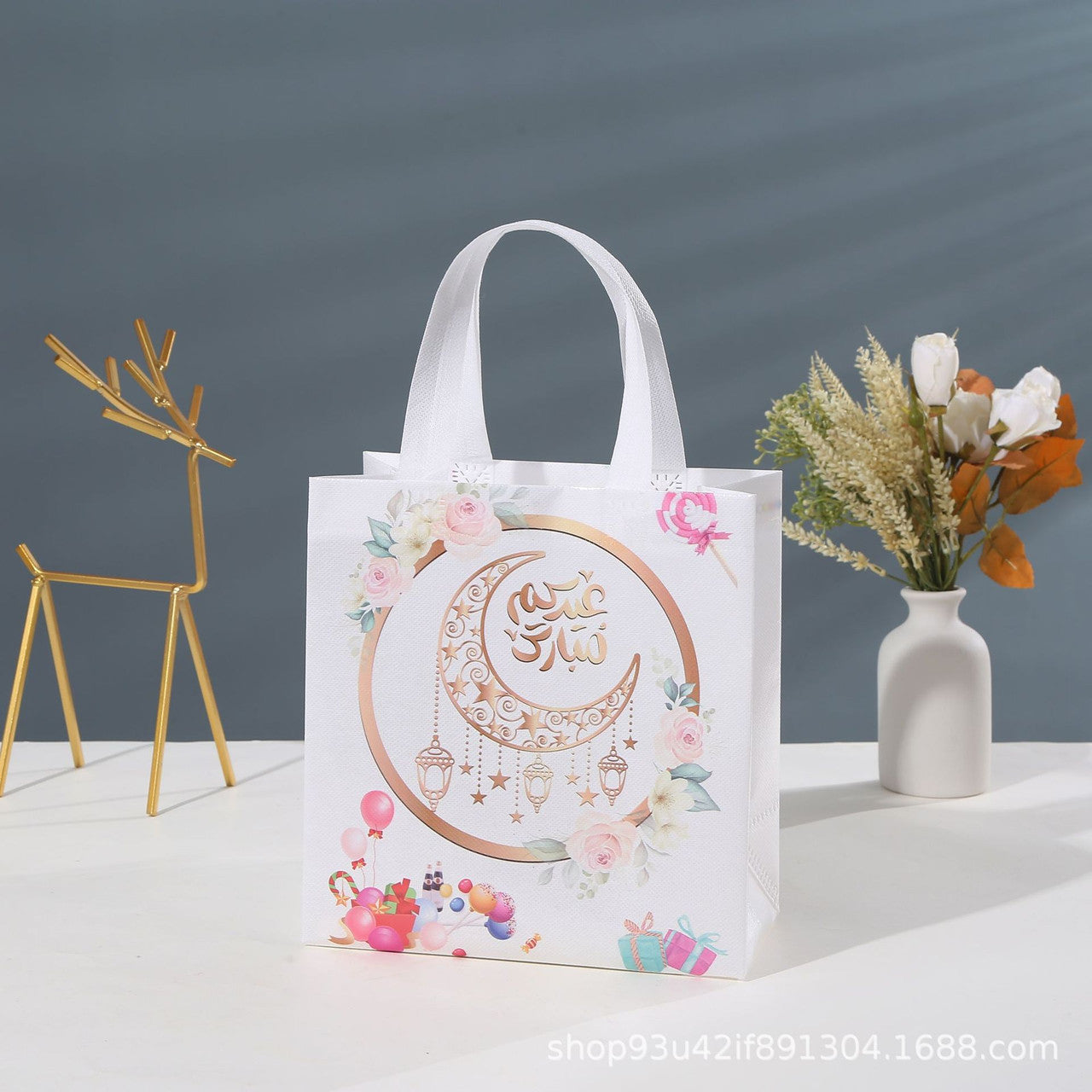 Eid Bags Plastic (white)