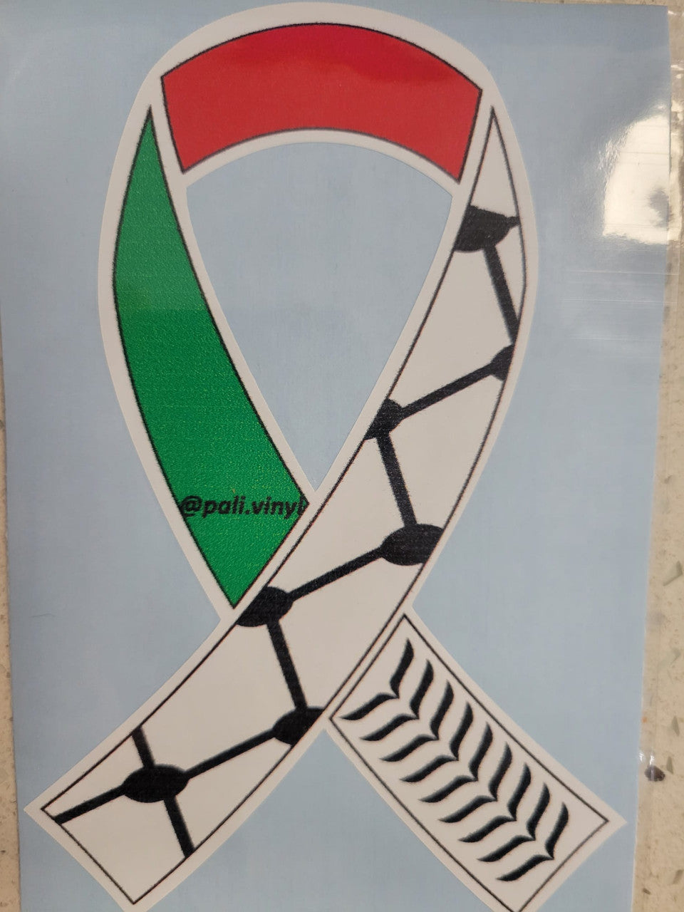 Palestine Ribbon Decal