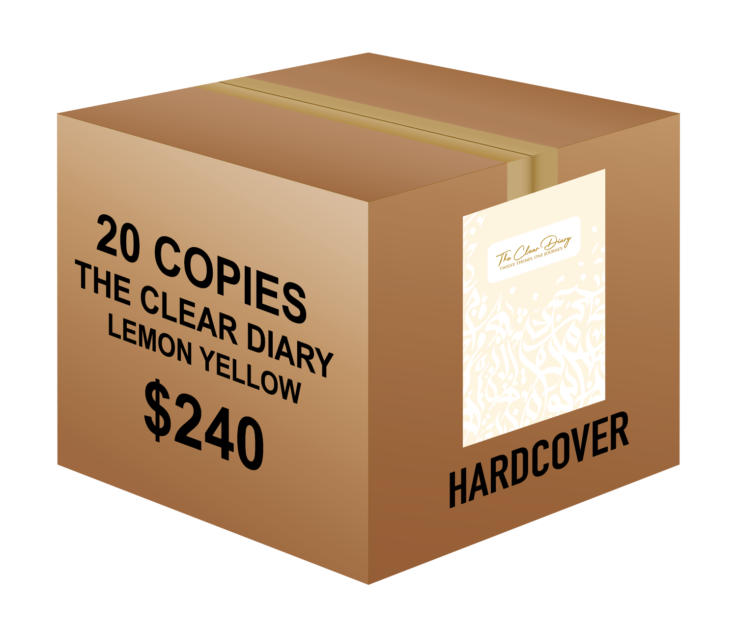 The Clear Diary - Yellow, 20 Copies Bulk