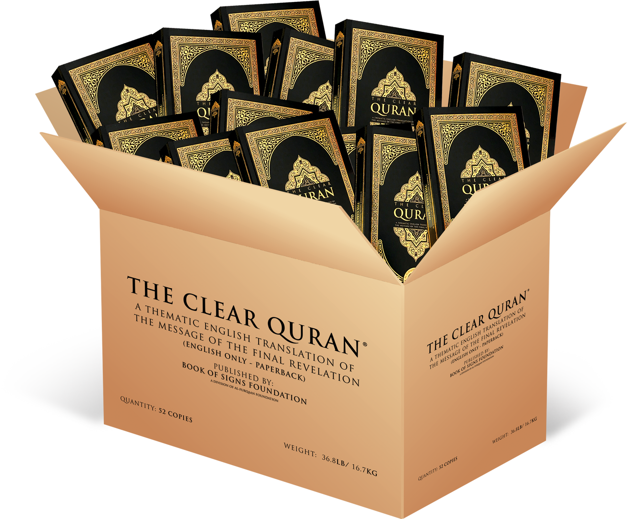 The Clear Quran® Series by Dr. Mustafa Khattab 52 Copies Bulk