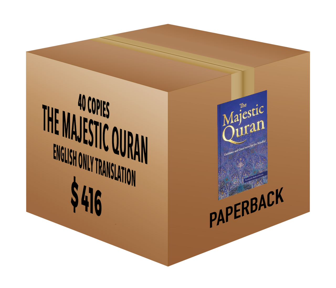 The Majestic Quran - English Only Translation (Paperback) 40 Copies