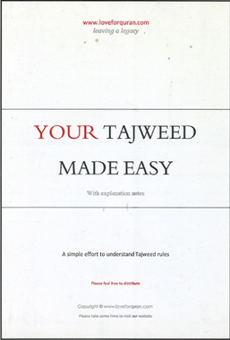 Your Tajweed made Easy