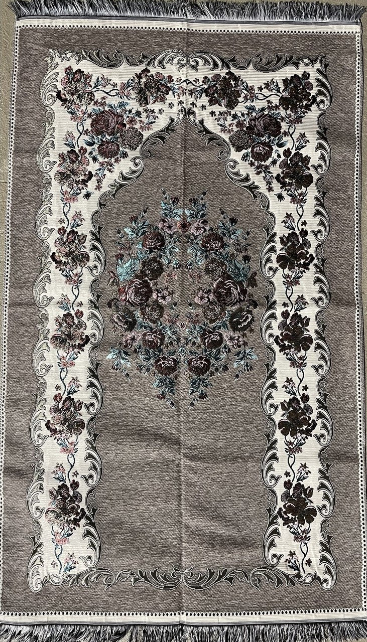 Gray Taffeta Prayer Mat