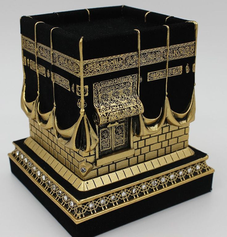 Islamic Table Décor - Kaaba Black & Gold- (Medium)