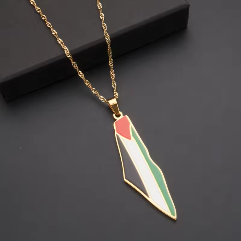 Palestinian Flag Necklace