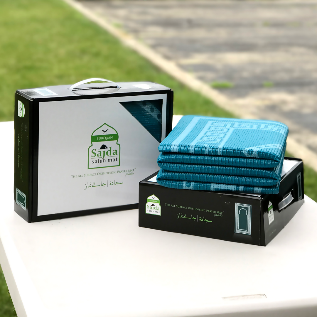 Foldable Sajda Mat (Teal)