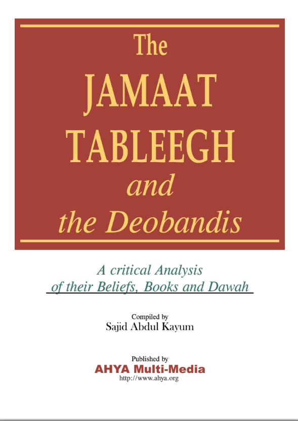 The Jamaat Tableegh and the Deobandis (E-Book)