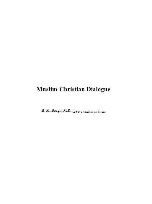 Muslim-Christian Dialogue (E-Book)