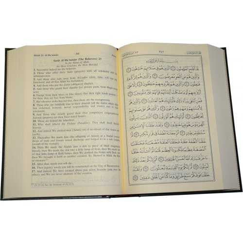 The Noble Qur'an with Full Page Arabic/English (7x10) (Dar-Us-Salam)