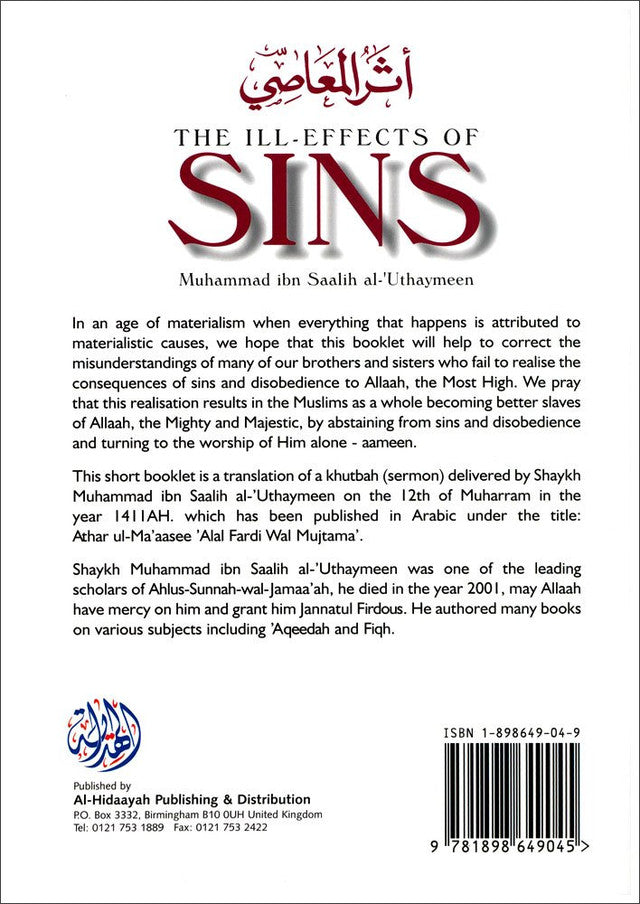 The Ill Effects Of Sins